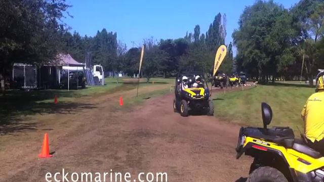 Outlander 1000 XT and Can Am commander 1000 demo track смотреть онлайн