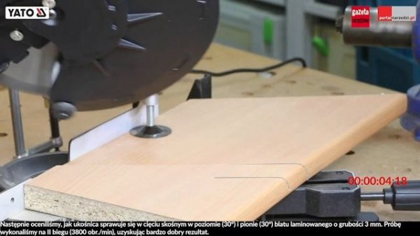 Test ukośnicy YATO YT-82174