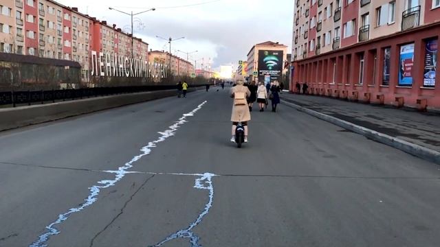 Норильск. Моноколесо по закрытому проспекту. EUC смотреть онлайн