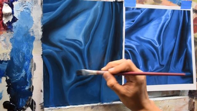 Painting folds in fabric - drapery смотреть онлайн