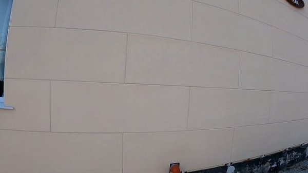 Фасад из плоского шифера 1 год спустя, как держится на шифере краска и что стало с утеплителем