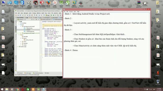 Bài thực hành 4 : SQLite 2 смотреть онлайн