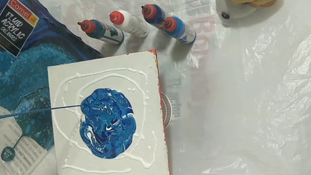 Love for Aqua | Fluid Acrylic Pour #fluidart #painting #acrylicpour #easypainting #diy смотреть онлайн