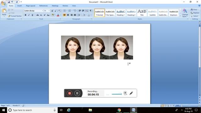 How to Create 2x2 and 1x1 Picture ID in Microsoft Word смотреть онлайн