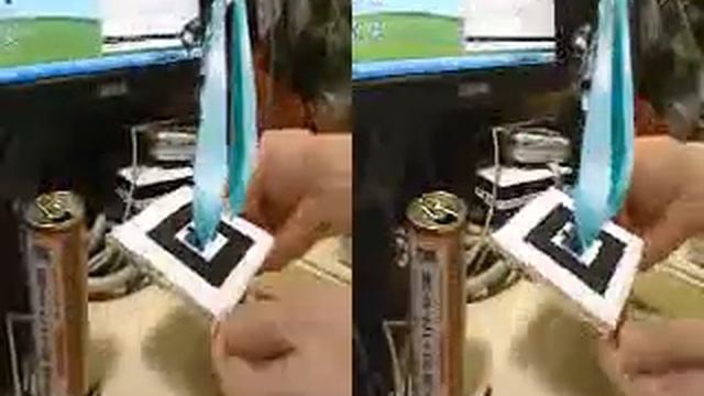 ARToolKit in Stereoscopic (YouTube 3D Player format) смотреть онлайн
