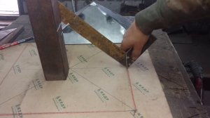 Металлический колпак для столба забора.Как рассчитать.