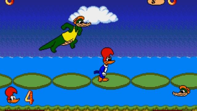 Woody Woodpecker (Genesis) All Bosses (No Damage)
