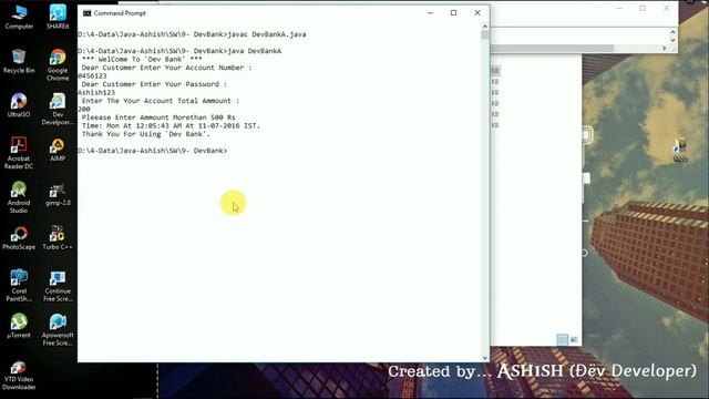 Banking Application in java -by Ðëv смотреть онлайн