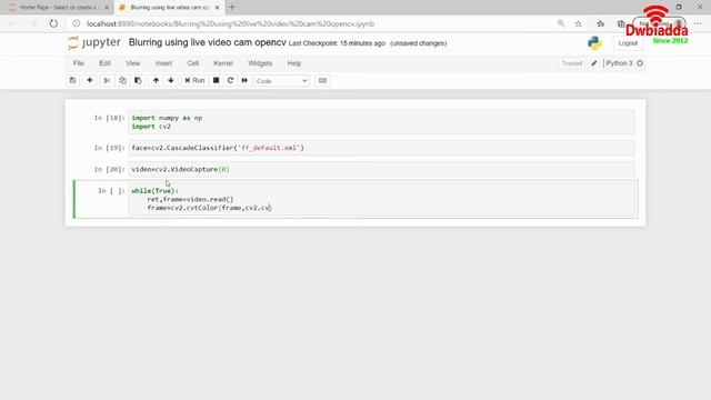 How to Blur Face in Live Video Stream using opencv | Opencv Tutorial смотреть онлайн