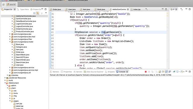 Java Servlet/JSP - Làm Giỏ Hàng bằng HttpSession Đơn giản смотреть онлайн