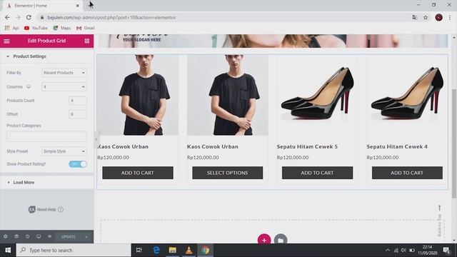 Tutorial Desain Homepage Woocommerce Dengan Elementor Page Builder смотреть онлайн