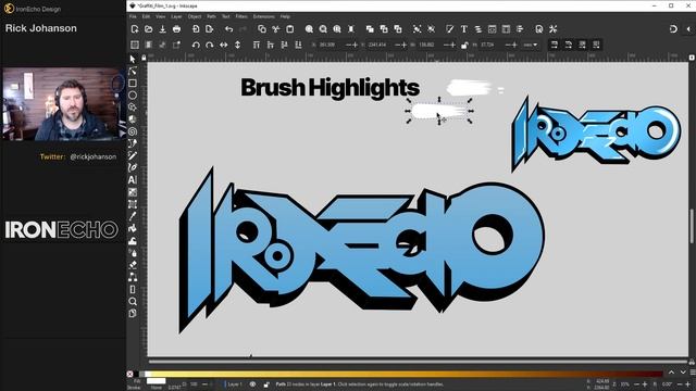 Inkscape Graffiti Art Tutorial смотреть онлайн