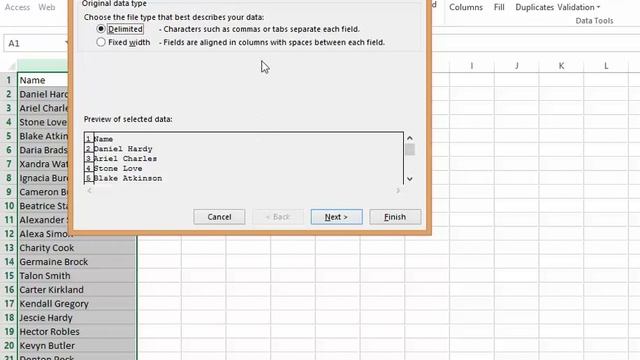 Separate First and Last Names Using Excel смотреть онлайн
