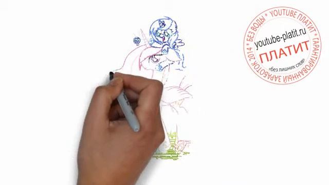 Пони принцесса Селестия Как нарисовать принцессу селестию карандашом поэтапно за 30 секунд смотреть онлайн
