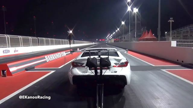 EKanooRacing's Pro Boost Lexus RCF Runs 5.437@442KM/H (274.7MPH) смотреть онлайн