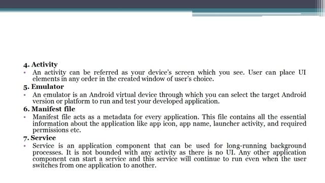 Android Terminologies смотреть онлайн