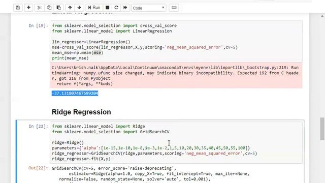 Tutorial 28- Ridge and Lasso Regression using Python and Sklearn смотреть онлайн