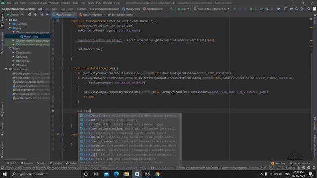 Get current location in Android Studio | FusedLocationProviderClient | Google Map Tutorial in Kotli смотреть онлайн