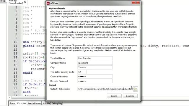 How To Create Keystore For The GOOGLE Play Store