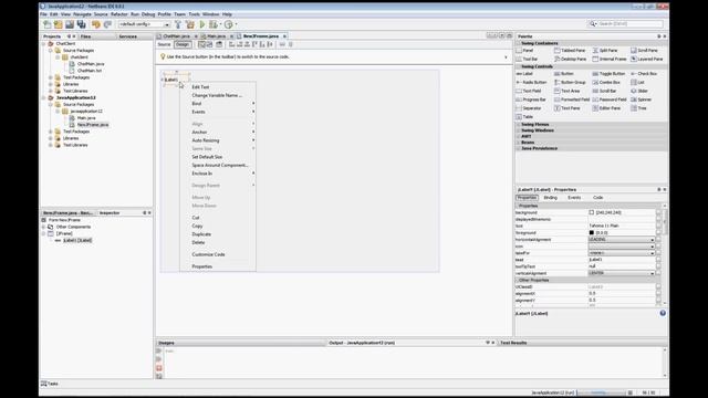 How to create a Simple Chat Client w/ GUI in JAVA #1 смотреть онлайн