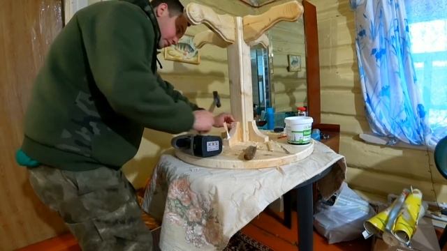 Новый год ! Ёлка из снега / собрал круглый стол/ посылка от василька Поздравляю с новым годом смотреть онлайн