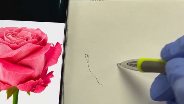 Мастер-класс «Розы» Арт-клуб №72, часть 1. Ищи в описании часть 2 смотреть онлайн