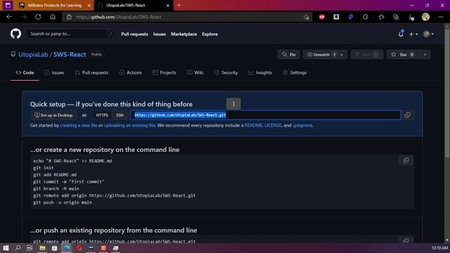 React App එක WebStorm වලින් ලේසියෙන්ම Github එකට. смотреть онлайн