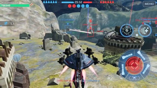 Iron Stars vs VOX - Castle / War Robots gameplay смотреть онлайн