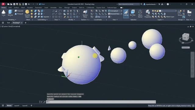 AutoCAD 3D Modeling Tutorial for Beginners | AutoCAD Bangla Tutorial Class 2 | AutoCAD 2024 tutoria смотреть онлайн