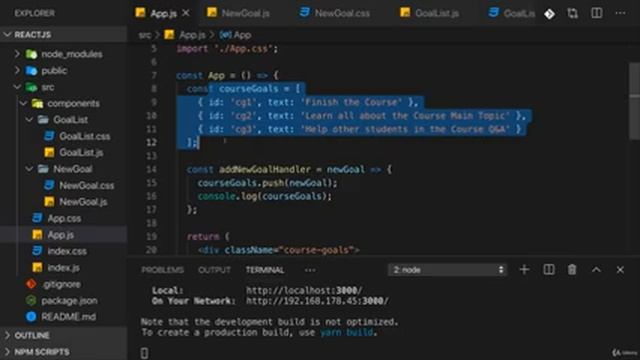 Working with REACT-State part I смотреть онлайн