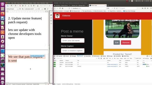 Xmeme full stack website built using Django and React(CRIO winter of doing Stage 2 B miniproject ) смотреть онлайн