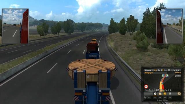 #2 Euro Truck Simulator 2 - DAF ile Yüksek Teknoloji Cihazi taşıma (45 ton) смотреть онлайн