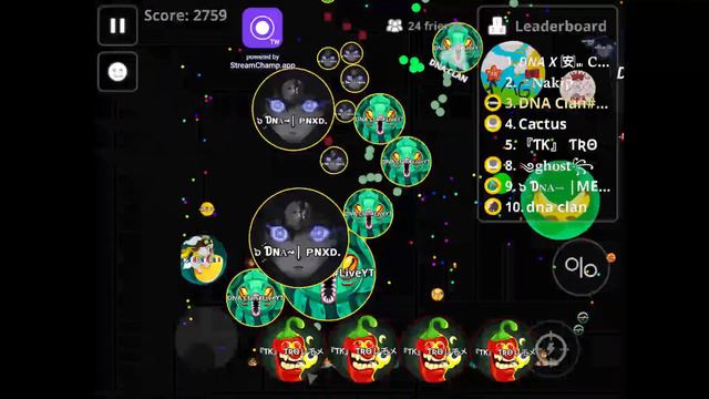🧬DNA 🧬 Agar.io live stream: come join and play with us 🧬 смотреть онлайн