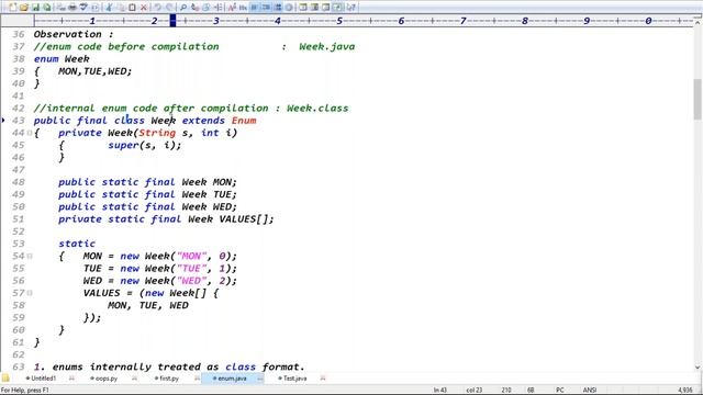 Core java Tutorials || Concept of Enumeration || by Mr.Ratan || class-01 смотреть онлайн
