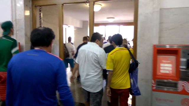 ЧМ 2018 Москва болельщики едут на матч Россия-Испания 1/8 смотреть онлайн