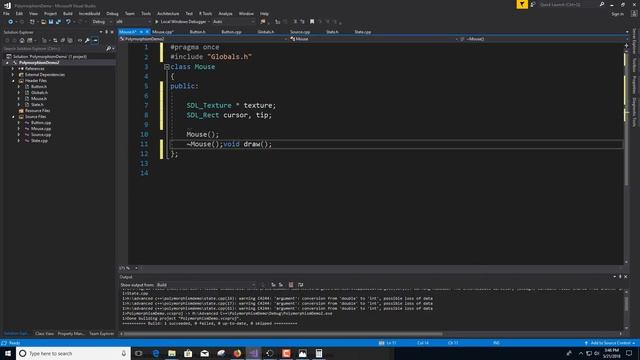 SDL buttons and mouse смотреть онлайн