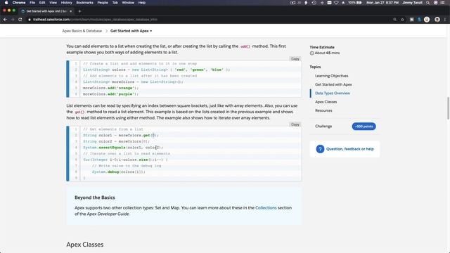 Salesforce Trailhead - Developer Beginner - Get Started with Apex смотреть онлайн