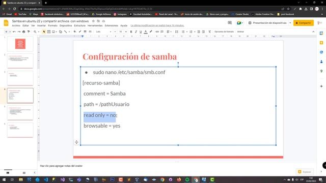 Servidor de archivos samba con ubuntu 22 y cliente windows | 2023 смотреть онлайн