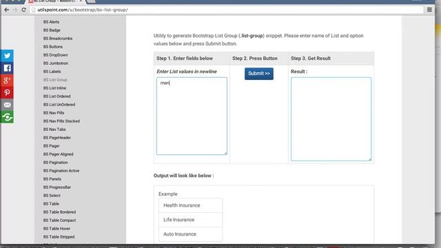 Bootstrap ListGroup смотреть онлайн