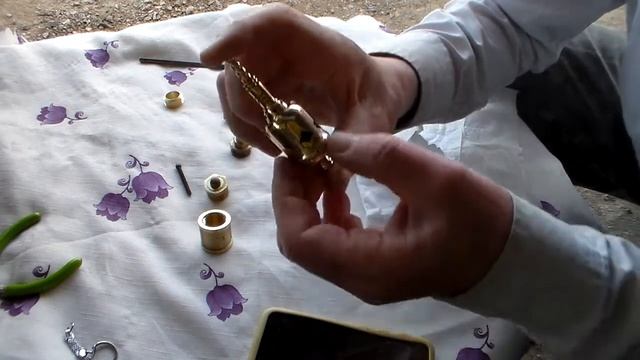 Золотой боченок - карманный сейф, разборной. Ручная работа из латуни. смотреть онлайн