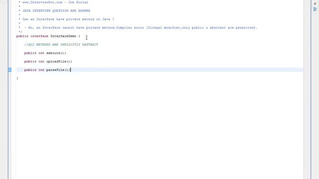 Can an Interface have private method in Java смотреть онлайн