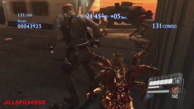 Resident Evil 6 The Mercenaries NM PS5 Leon & Ada High Seas Fortress full combo смотреть онлайн