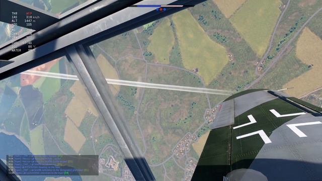 Bf 109 G-6 Gameplay With Some Spicy Dogfights & Kills | War Thunder Sim Simulator Battle смотреть онлайн
