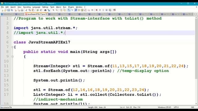 Java Stream API with toList() Method || Java8 Stream API || java.util.stream.Stream interface|| #43 смотреть онлайн