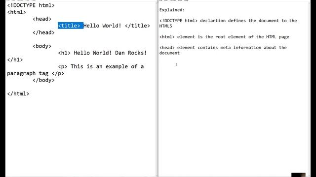 HTML Intro - Part 1C смотреть онлайн