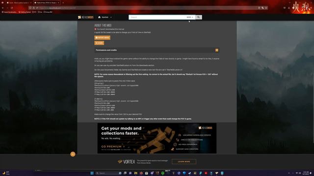 Starfield mod fix смотреть онлайн