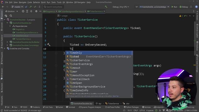 Are events in C# even relevant anymore? смотреть онлайн