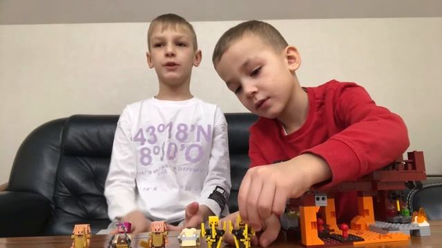 Обзор на Лего Майнкрафт. смотреть онлайн