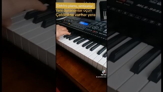 MLS. Elektro piano, sintizator. Piano kursuna başlayanlar üçün, yeni öyrənənlər üçün. Çatdırılma va смотреть онлайн