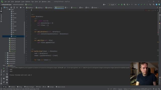 Let's Go Space Jam: Python og testing - Advent of Code 2022 7. desember смотреть онлайн